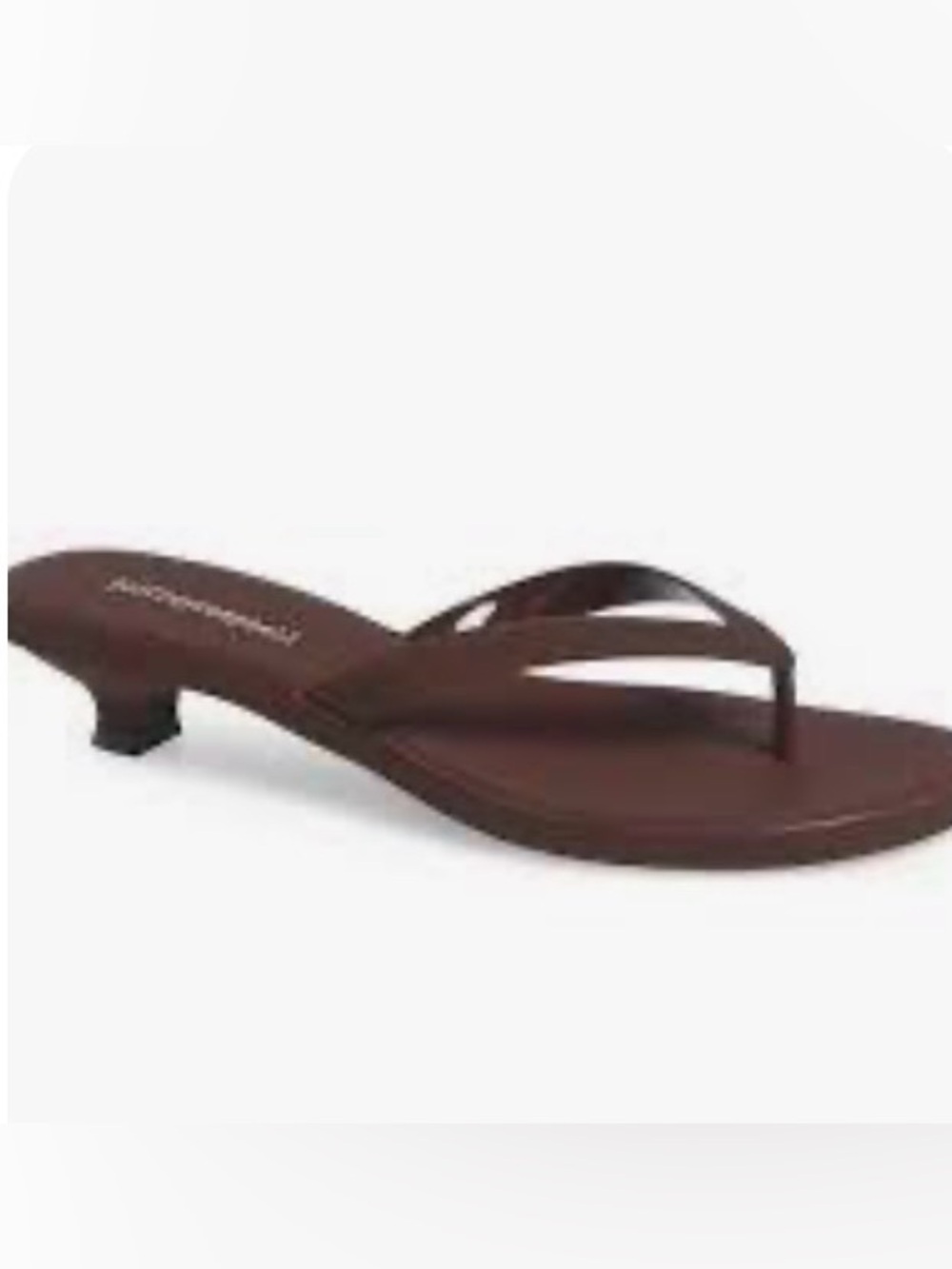 Jeffrey Campbell Brown Strappy Kitten Heel Sandal